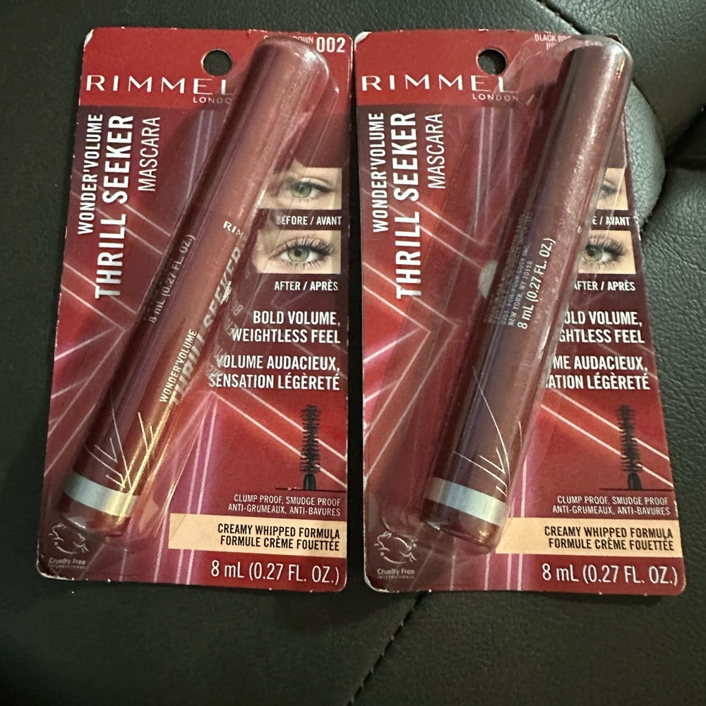 Rimmel Thrill Seeker Mascara Black/Brown 002  (2 pcs)